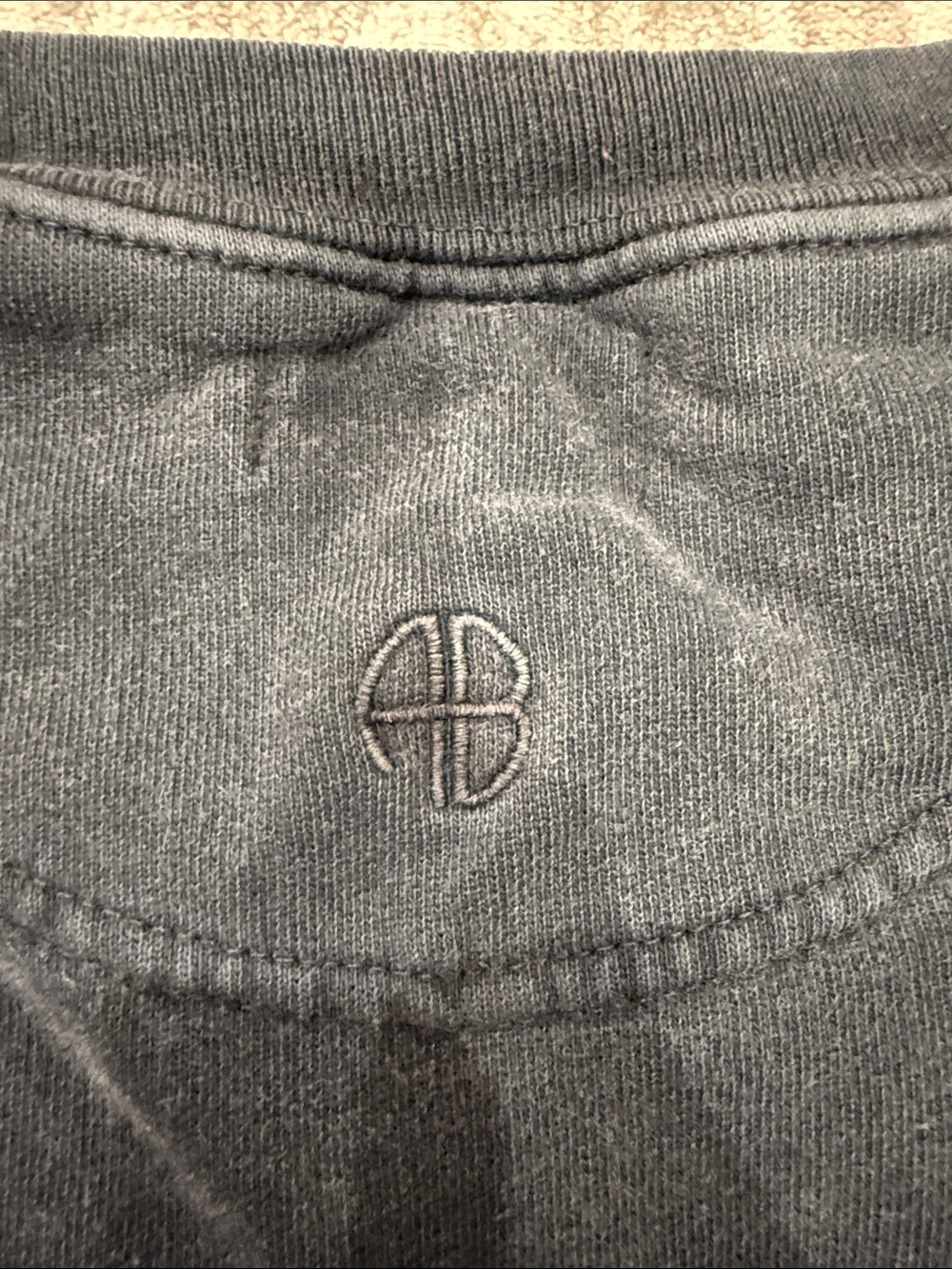 Anine Bing Black 'PARIS' Crewneck Sweatshirt - Picture 3 of 5